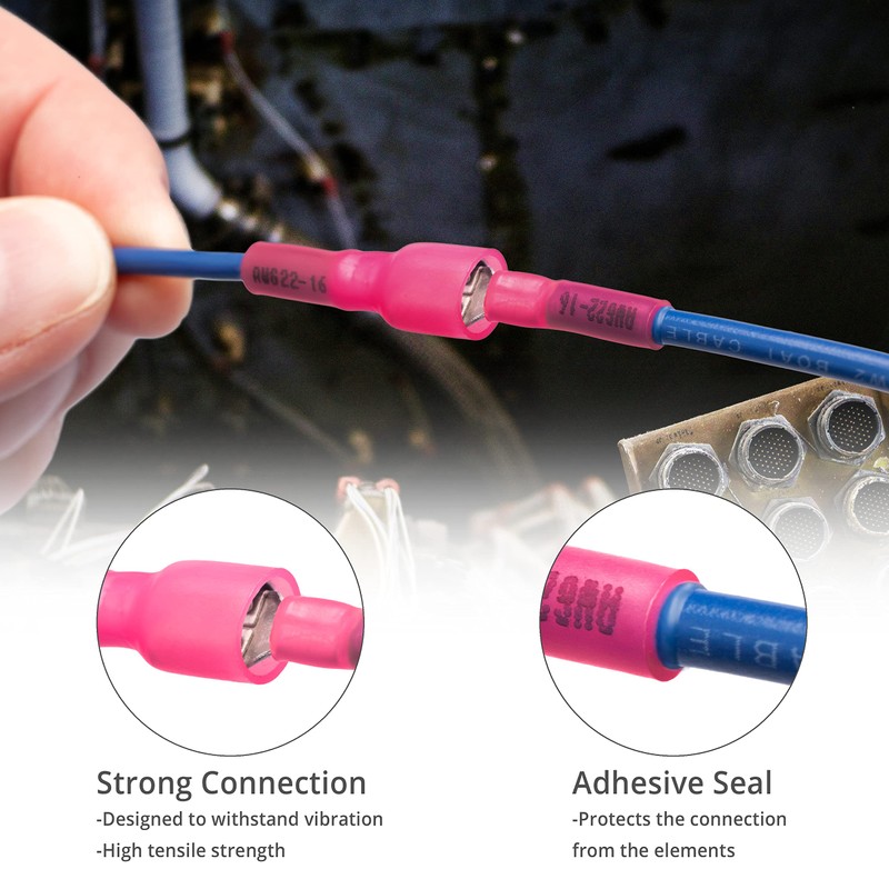 Wirefy Heat Shrink Female Bullet Connectors - Female Wire Bullet