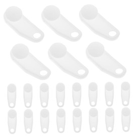 OSALADI 30 Piezas Polea De Riel De Cortina Gancho De Conexión De Cortina Rodillo De Gancho De Cortina Corredor De Cortinas Ganchos Plisados Gancho De Barra De Persianas El Plastico