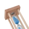 Mehrfarbige Sanduhr aus Holz für Heim und Schule. 2min blau