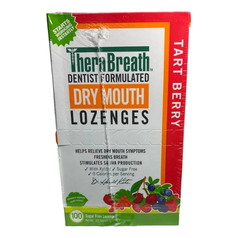 Therabreath Pastillas Con Zinc Sabor A Bayas Acidas 100 Pzas