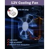 12025 DC 12V Cooling Fan 120mm x 120mm x 25mm