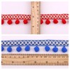 2 Yards 2.8 cm Colourful Pom Poms Tassel Trim Pompom