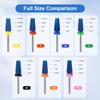 5 in 1 Nail Drill Bit, Tungsten Carbide Multi-Function Bit