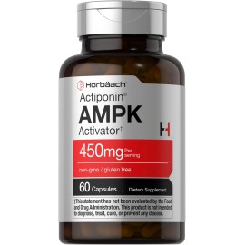 Horbäach AMPK Metabolic Activator 450 mg | 60 Capsules | Gynostemma | by Horbaach