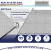 Windscreen4less 4' x 10' Sun Shade Sail Straight Edge Sun
