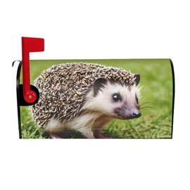 YYHWHJDE letterbox Cover Waterproof Oxford Cloth Accommodates Standard Size or Large Size mailboxes Hedgehog Polkadot Pattern 25.5x21 in
