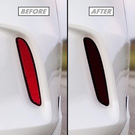 SlickMod PreCut Vinyl Smoke Tint for 2021-2022 Acura TLX Reflector (4. Reflector, 20% Dark Smoke)