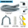 6.6 Feet Universal Washing Machine Drain Hose Flexible Dishwasher Drain