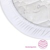 babybay Jersey Fitted Sheet Deluxe with Membrane Suitable for Extension