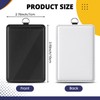 Geyoga 6 Pack Sublimation Blank ID Badge Holder PU Leather