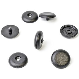 1x Safety Belt Stopper Universal Button Safety Belt Universal Clips in Black
