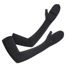 JISONCASE Arm Cover, Summer, UV Protection, UPF50+, Cool to Touch, Arm Cover, Long Hand, Back Cover, Cool, Sunscreen, Sweat Absorbent, Quick Drying, High Elasticity, Arm Sleeve, Outdoor Sports,