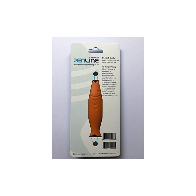Penline THE WRITING FISH. Grip ergonomically designed in the UK