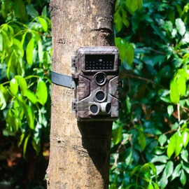 GardePro A3S Wildlife Camera, 64MP 1296p, Trail Camera with H.264 Video, Next-Gen Imaging Technology, 100ft No Glow Night Vision, 0.1s Trigger Speed Motion Activated, Camera Traps for Garden