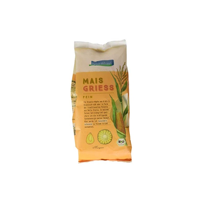 Reformhaus Corn Grits Fine Polenta 500g