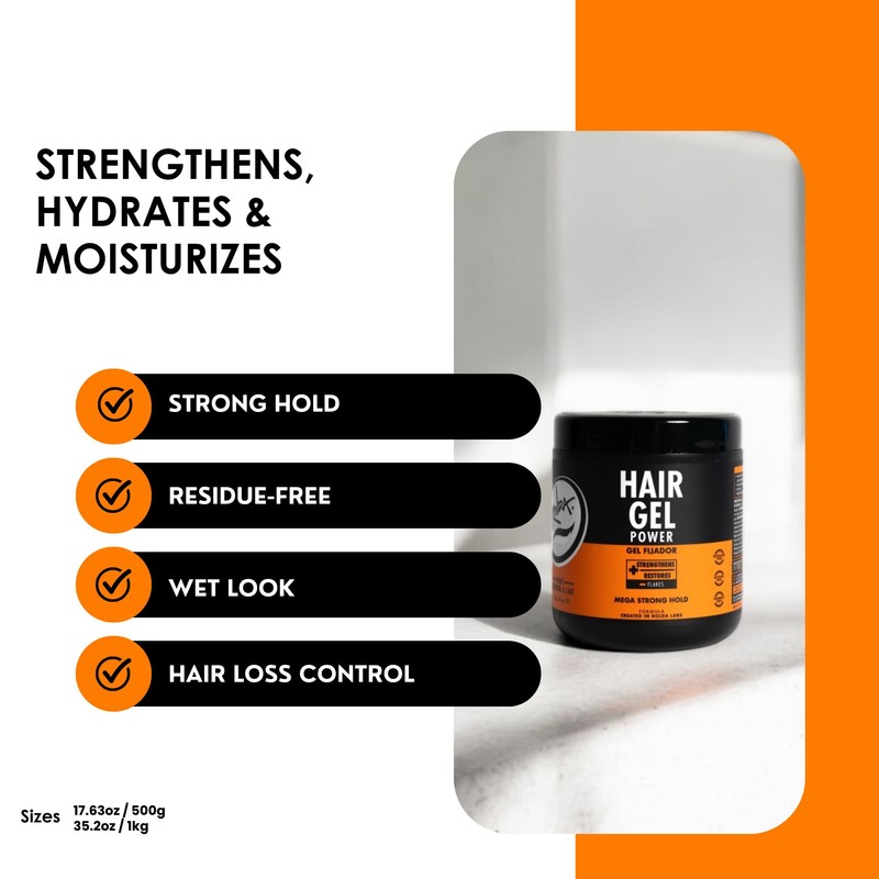 Rolda Power Styling Gel Hair Loss Control 17.6oz