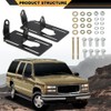 CNNELL Adjustable Conversion Engine Mounts Compatible with All Chevy LS