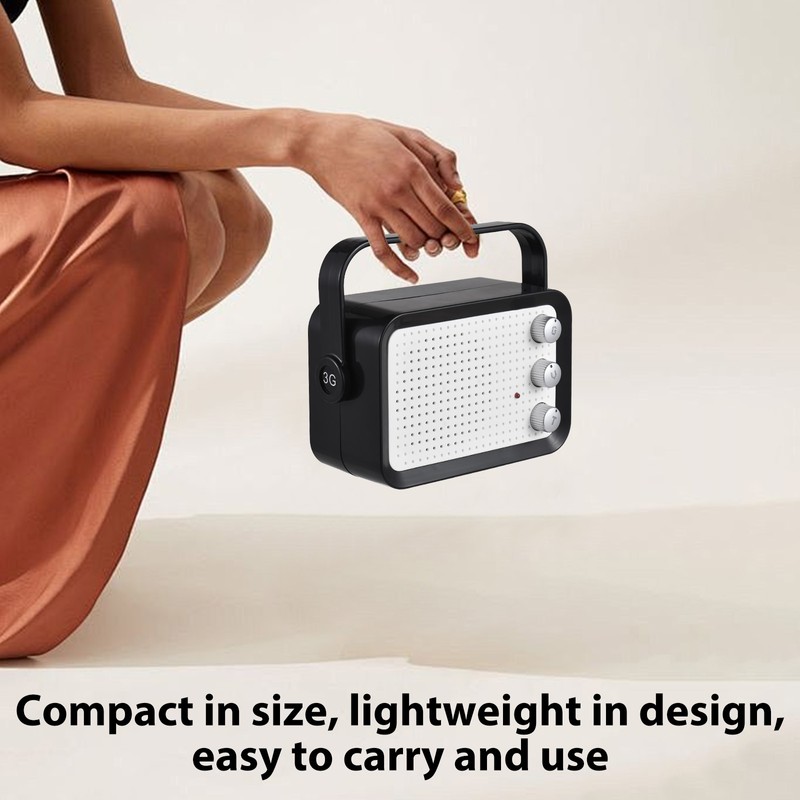 Mini Guitar Amp 3W Portable Guitar Speaker DC 9V MP3