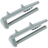 QUAILITAS Dishwasher Rail Cap Replacement [Pack of 2] Plastic Rear