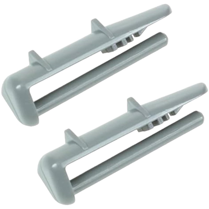 QUAILITAS Dishwasher Rail Cap Replacement [Pack of 2] Plastic Rear