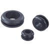 BUSY-CORNER 200 Pieces Hollow Rubber Grommet Firewall Hole Plug Assortment