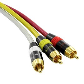 1.5m Neotech 3RCA to 3RCA Composite AV Audio Video Cable NC3501