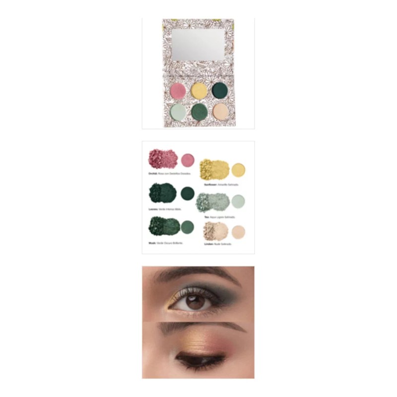 Jafra You Bloom Evergreen Paleta De Sombras Para Párpados Sombra