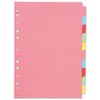 Q Connect A4 Subject Divider Multi Punched (Pack of 5)