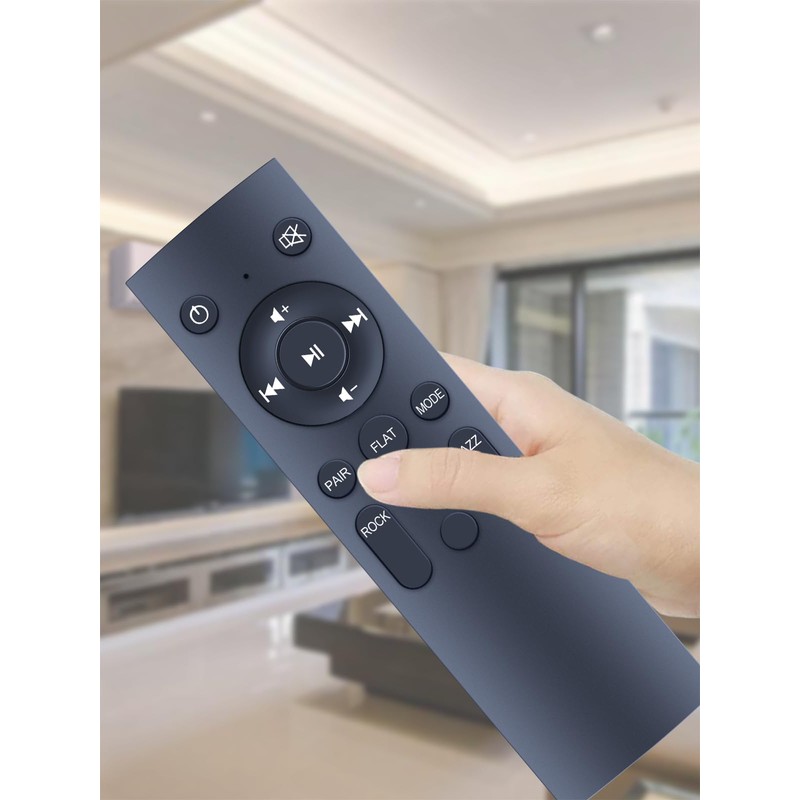 GOUYESHO Replacement Remote Control for Majority BOWFELL Bow-BAR-BLK Bluetooth SoundBar