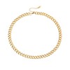 RATVIU Cuban Necklace for Women 18K Gold Plated Thick Chain