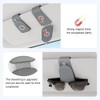 Sotfamily Sunglass Holder for Car Visor, Suede Cloth Magnetic Sunglass