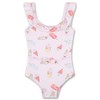 Sanetta Girls Swimming Costume, Pale Pink