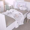 Herding babybest Coperta in microfibra, Sleeping little bear, 75 x