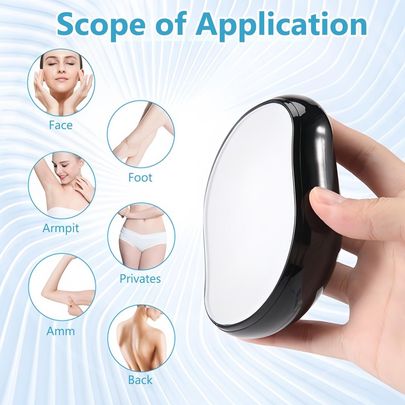 Epilators & Accessories, Crystal Hair Grinder, Hair Eraser for Men