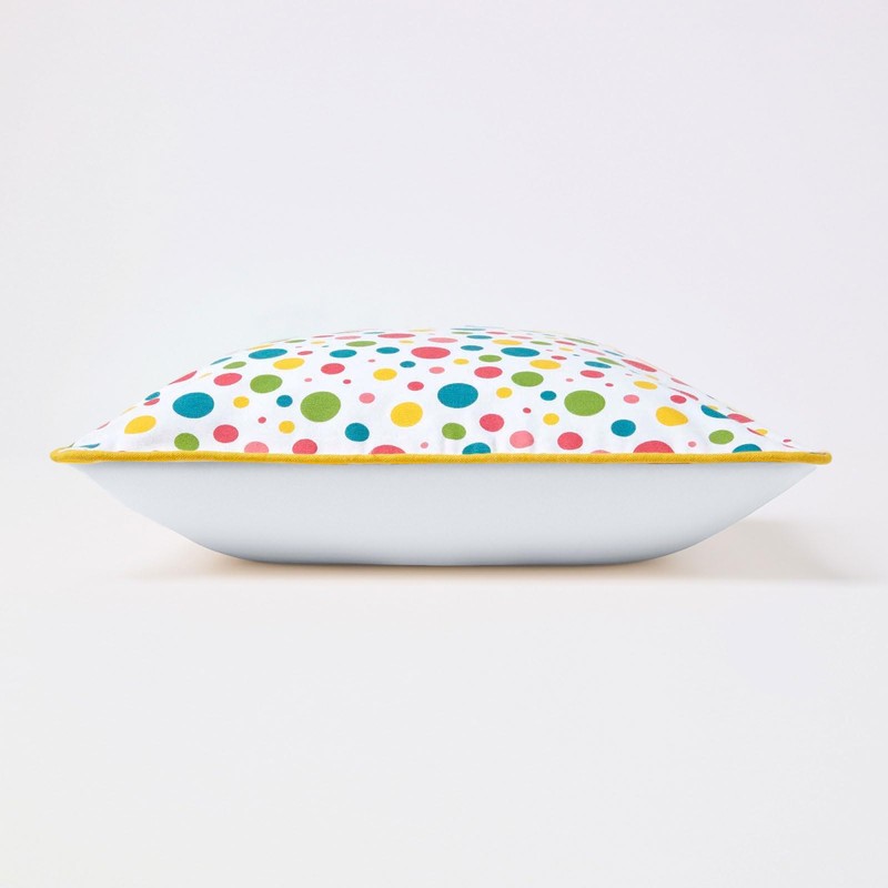 Homescapes Colourful Polka Dot Cushion Cover 30 x 50 cm