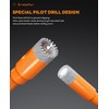 Crosstar 10PCS Diamond Hole Saw Kit with Pilot Bit &