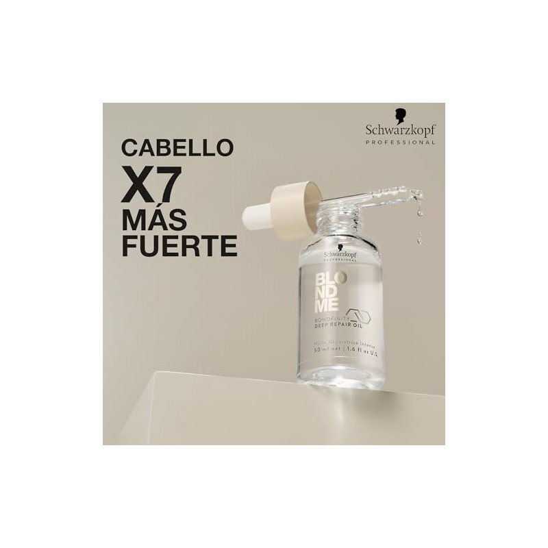 BLOND ME - Bondfinity Aceite Capilar Reparador, Protector Térmico 50ml