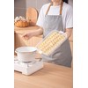 LOEZ 4-Layer Food Storage Container, Stackable Snack Container with Lid,
