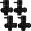 Nuanchu 4 Pack Alloy Shower Arm Diverter Valve for Hand