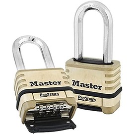 Master Lock 470-1175DLH Proseries Resettable Combination Locks, Carded, 3/8" Diameter, 15/16" Length x 15/16" Width, Multicolor