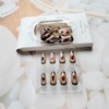 CEWEWP 30Pcs Summer Almond Press on Nails Medium Fake Nails