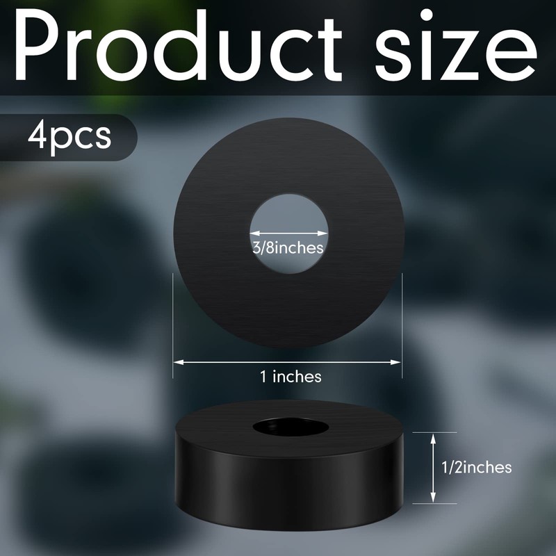 Fabbay Multi Purpose Rubber Spacer 1 Inch OD x 3/8