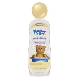 Ricitos de Oro - Jabón 2en1 Avena y Vainilla, Baño en un Solo Paso, 400 ml