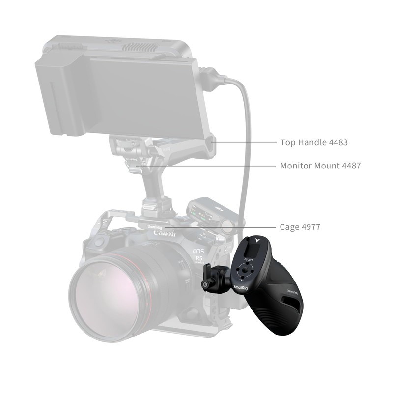 SmallRig 5160 Swivel Side Handle with NATO Clamps