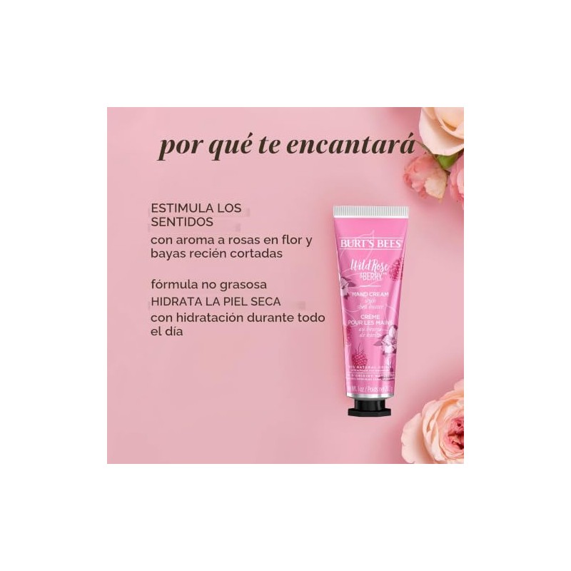 Hand Cream - Wild Rose and Berry 1 oz 28.3