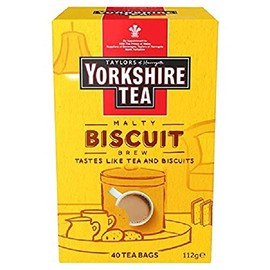 Taylors of Harrogate Biscuit Brew Yorkshire 40 Tea Bags, 112 g