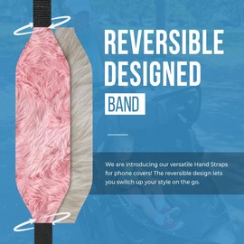 Switchbands Universal Phone Grip Strap|Customizable Phone Grip Strap | Phone Loop Strap | Finger Holder for Secure Handling | Reversible Phone Grip Strap - Frostbite Fusion