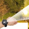 Outdoor Waterproof LED Portable Wrist Light Highlight Flashlight with Display