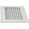 Repa Market 4 x 4 Inch Air Vent Cover/White Galvanized