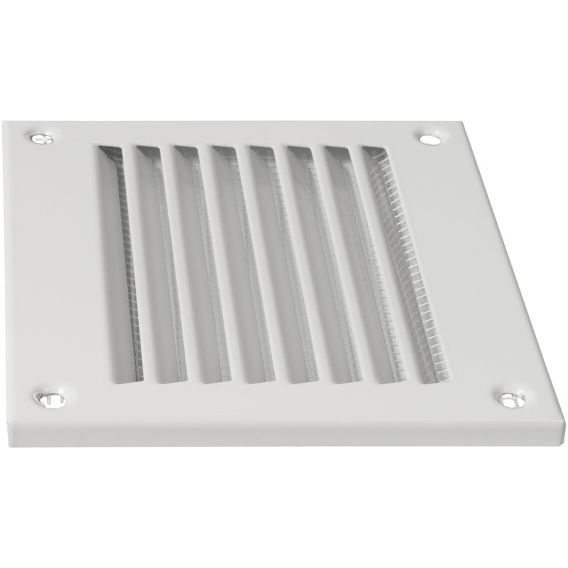 Repa Market 4 x 4 Inch Air Vent Cover/White Galvanized